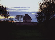 Observatory at Chichen Itza - chichen itza mayan ruins,chichen itza mayan temple,mayan temple pictures,mayan ruins photos